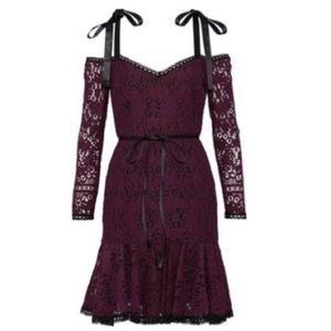 Sophia Burgundy Lace